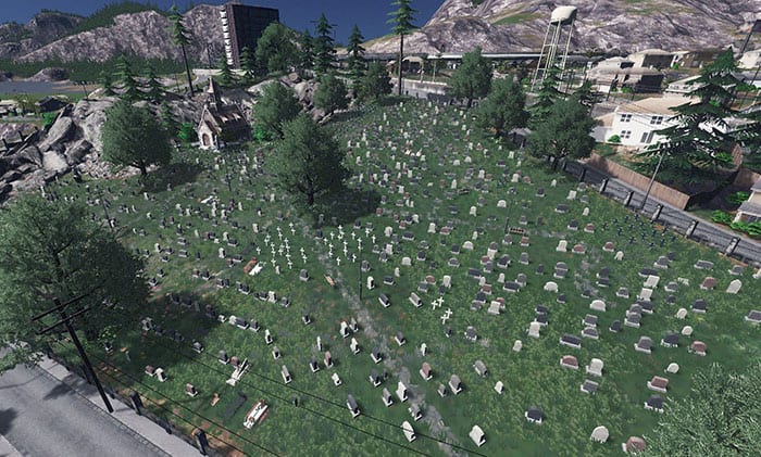 Cities: Skylines - Cemetery
