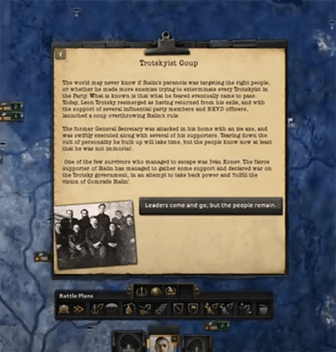 a critical event in how to get Trotsky