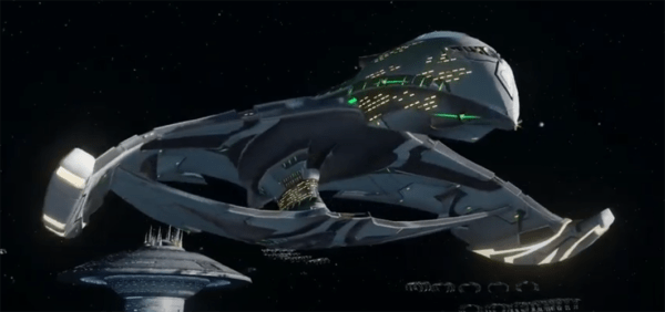 An amazing Romulan vessel